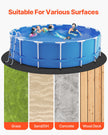 VEVOR 18ft Round Pool Liner Pad for Above Ground Pools Heavy Duty Pool Mat