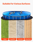 VEVOR 12x24 ft Oval Pool Liner Pad for Above Ground Pools Heavy Duty Pool Mat