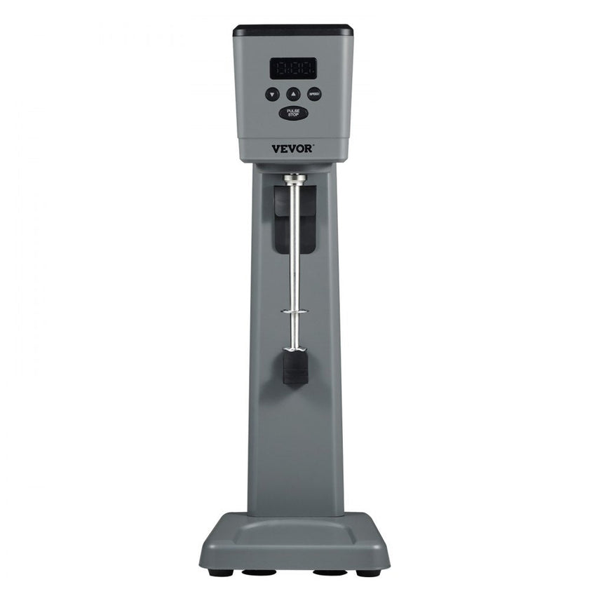 VEVOR Milkshake Maker, 375W Electric Milkshake Machine, Single Head Drink Mixer Blender Machine, LED Intelligent Microswitch, 3-Speed Milkshake Mixer with 820 ml Stainless Steel Cup