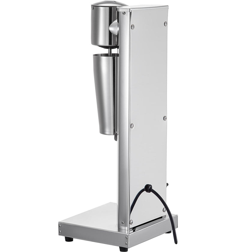 VEVOR Milkshake Maker Kit, Stainless Steel Electric Milkshake Maker, 180W Milkshake Machine, Single Head Classic Milkshake Maker with 800ml Cup, Silver Milkshake Maker Machine, 2 Speed Adjustable