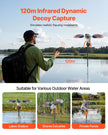 VEVOR Spinning Wing Motion Duck Decoys Outdoor Realistic Teal Decoys for Hunting