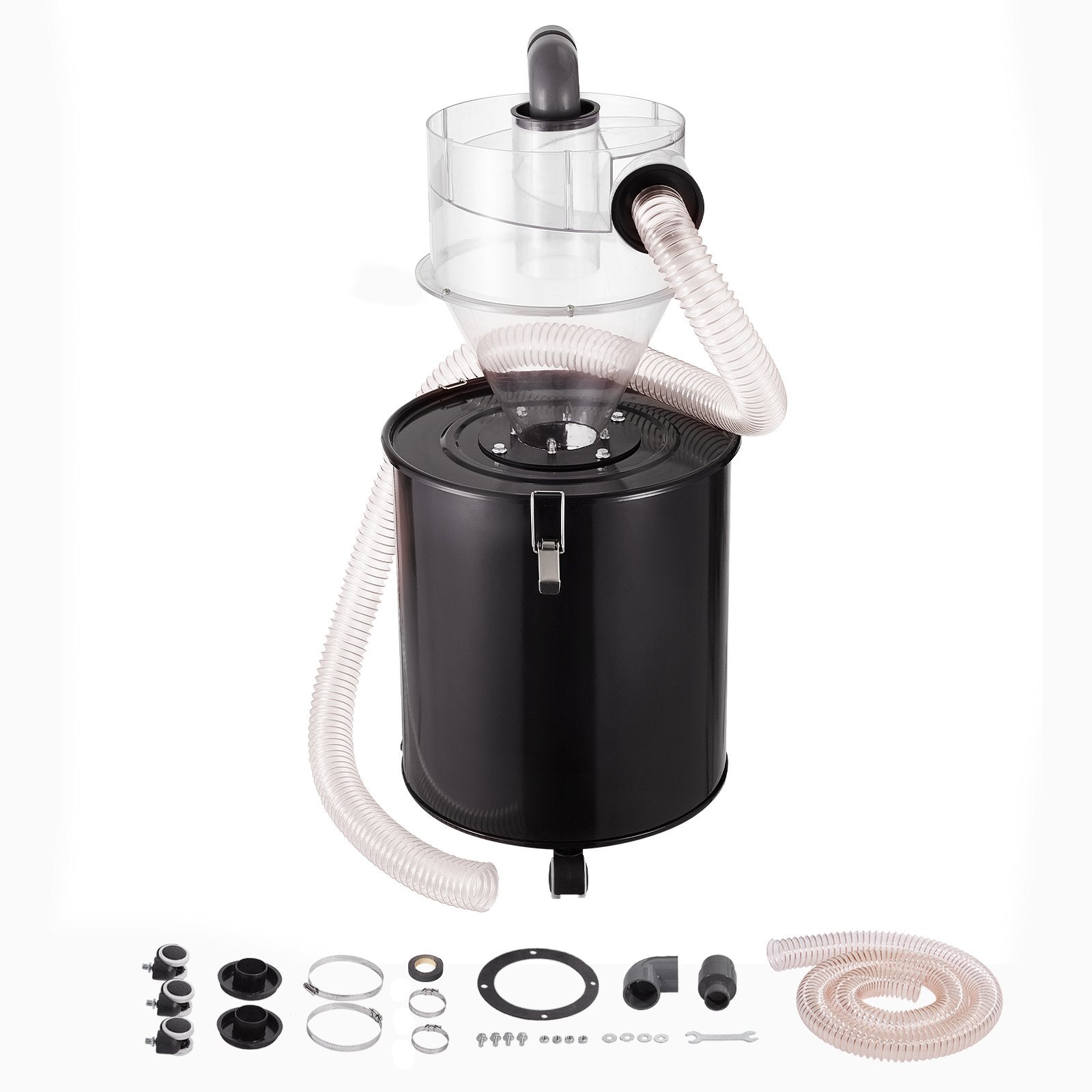 VEVOR Cyclone Dust Separator w/ Tank Vacuum Cleaner Separator 4