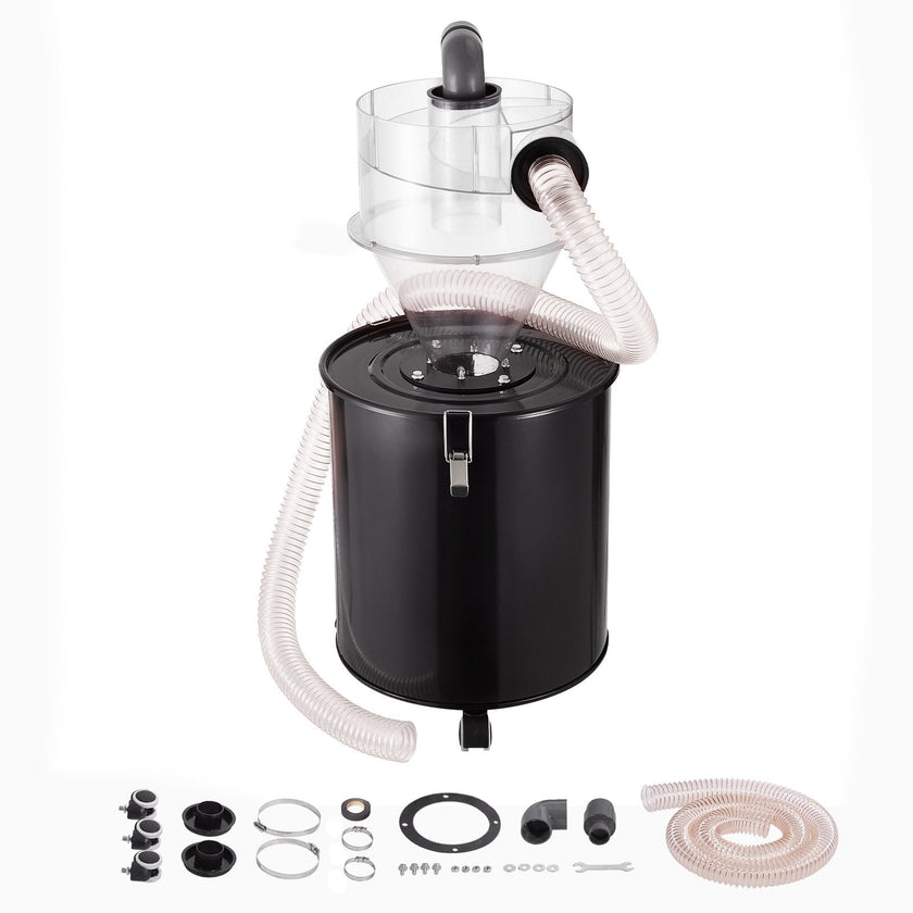 VEVOR Cyclone Dust Separator w/ Tank Vacuum Cleaner Separator 4