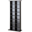 VEVOR Media Storage Cabinet 8 Layers Adjustable DVD Shelves 464 CDs Espresso