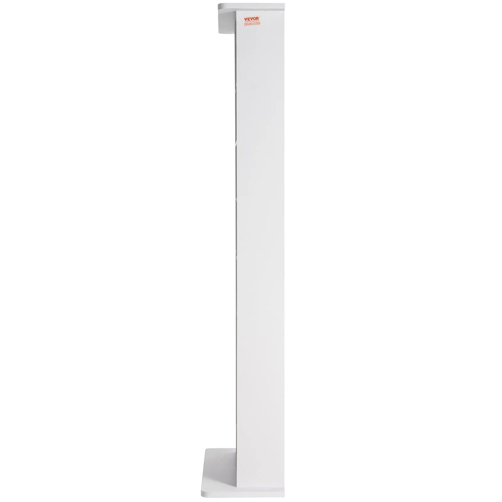 VEVOR Media Storage Cabinet 8 Layers Adjustable DVD Shelves Holds 464 CDs White