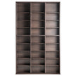 VEVOR Media Storage Cabinet 9 Layers Adjustable DVD Shelves 756 CDs Espresso