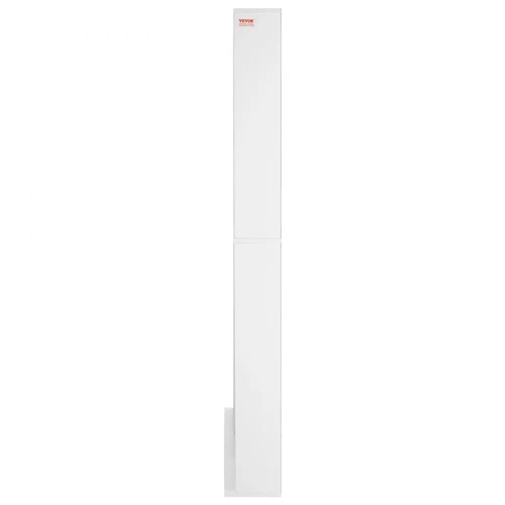 VEVOR Media Storage Cabinet 9 Layers Adjustable DVD Shelves Holds 756 CDs White