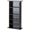 VEVOR Media Storage Cabinet 5 Layers Adjustable DVD Shelves 240 CDs Espresso