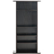 VEVOR Media Storage Cabinet 5 Layers Adjustable DVD Shelves 240 CDs Espresso