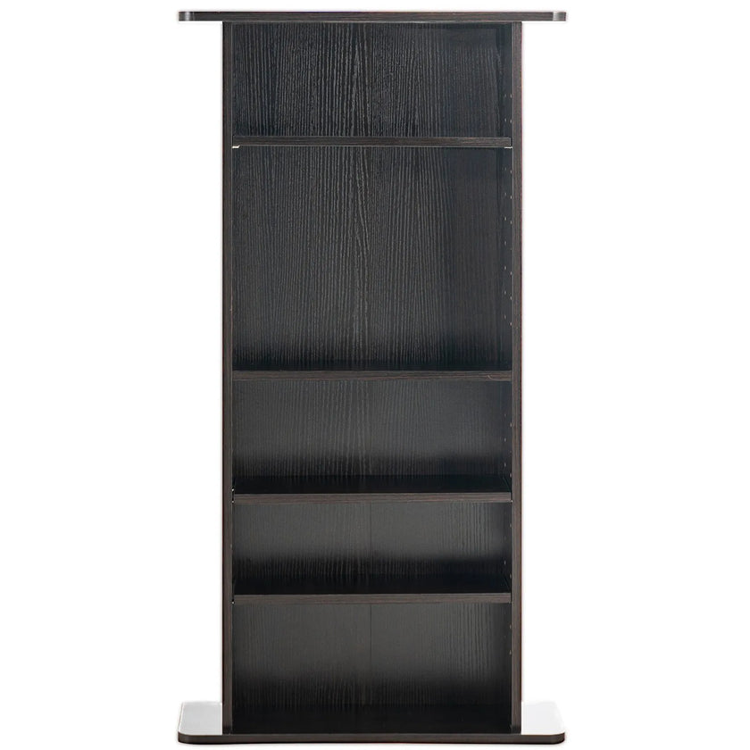 VEVOR Media Storage Cabinet 5 Layers Adjustable DVD Shelves 240 CDs Espresso