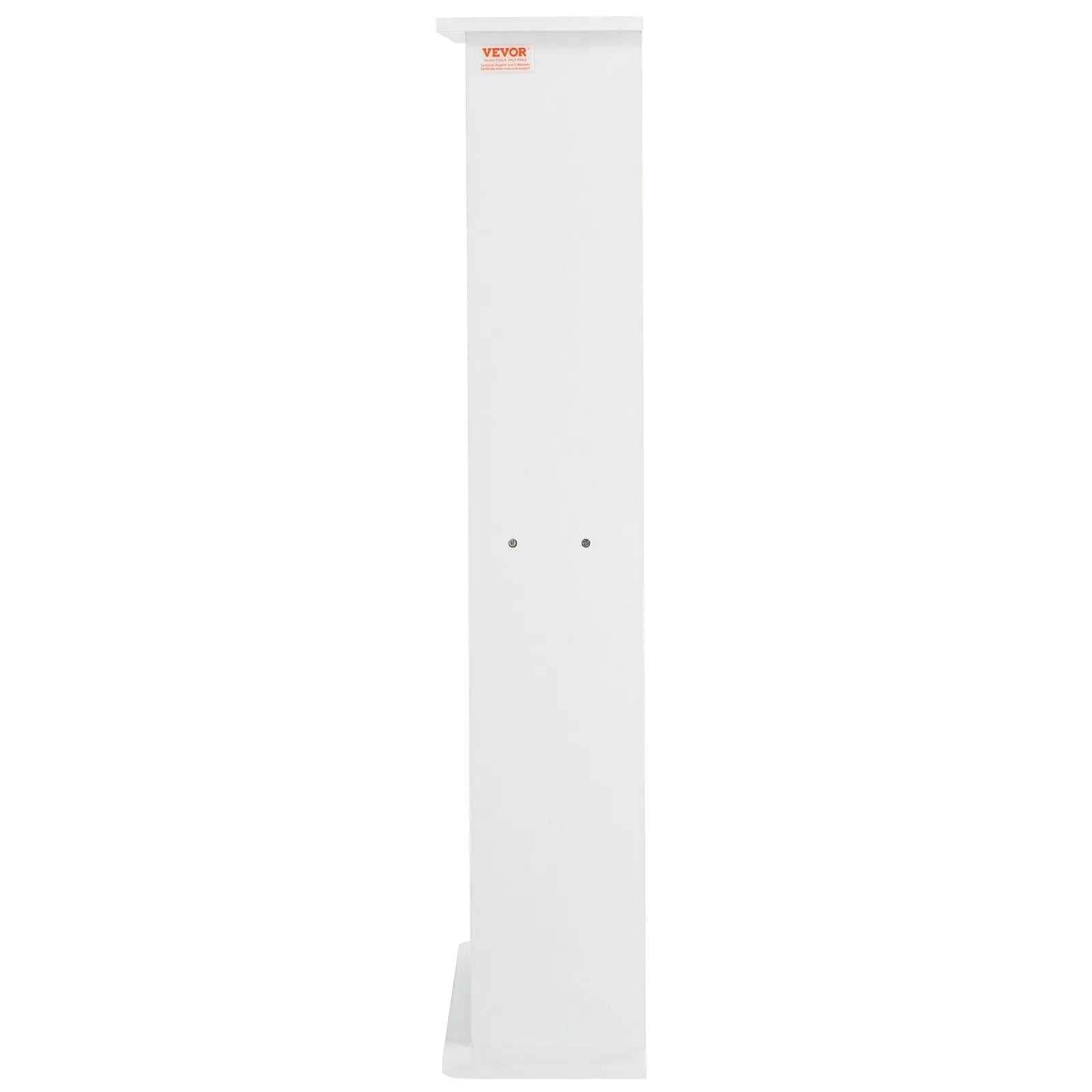 VEVOR Media Storage Cabinet 5 Layers Adjustable DVD Shelves Holds 240 CDs White