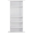 VEVOR Media Storage Cabinet 5 Layers Adjustable DVD Shelves Holds 240 CDs White