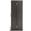VEVOR Media Storage Cabinet 4 Layers Adjustable DVD Shelves 576 CDs Espresso