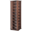 VEVOR Spinning Media Tower 4-Sided Revolving Media Tower 1040 CDs Espresso