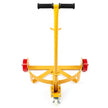 VEVOR 55 Gallon Drum Dolly, 1200 lbs Load Capacity, Barrel Dolly Cart Drum Caddy Round Dolly Steel Low Profile, Heavy Duty Steel Frame with Adjustable Handle 3 Wheels, for Workshop Factory Warehouse