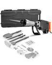 VEVOR Demolition Jack Hammer, 2200W Jack Hammer Concrete Breaker, 1350 BPM Heavy Duty Electric Jack Hammer, 4pcs Chisels Bit with Case, Black