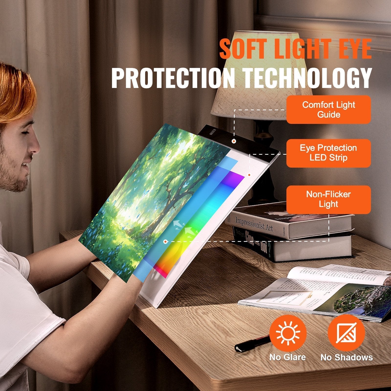 VEVOR B4 LED Light Board USB Powered Tracing Light Pad for Diamond Painting