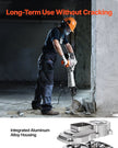 VEVOR Demolition Jack Hammer Concrete Breaker 2100W Electric Hammer 2 Chisel Bit