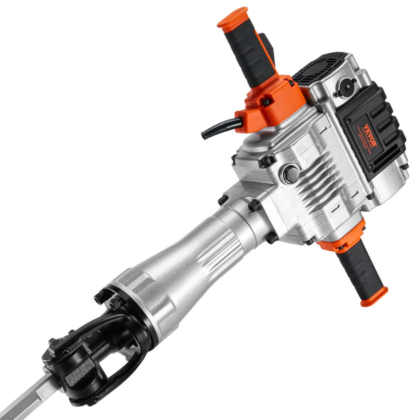 VEVOR Demolition Jack Hammer Concrete Breaker 2100W Electric Hammer 2 Chisel Bit