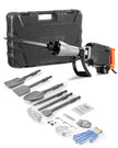 VEVOR Demolition Jack Hammer, 2200W Electric Jackhammer Heavy Duty, 1350 BPM Concrete Breaker 6pcs Chisels Bit Chipping with Case, Black