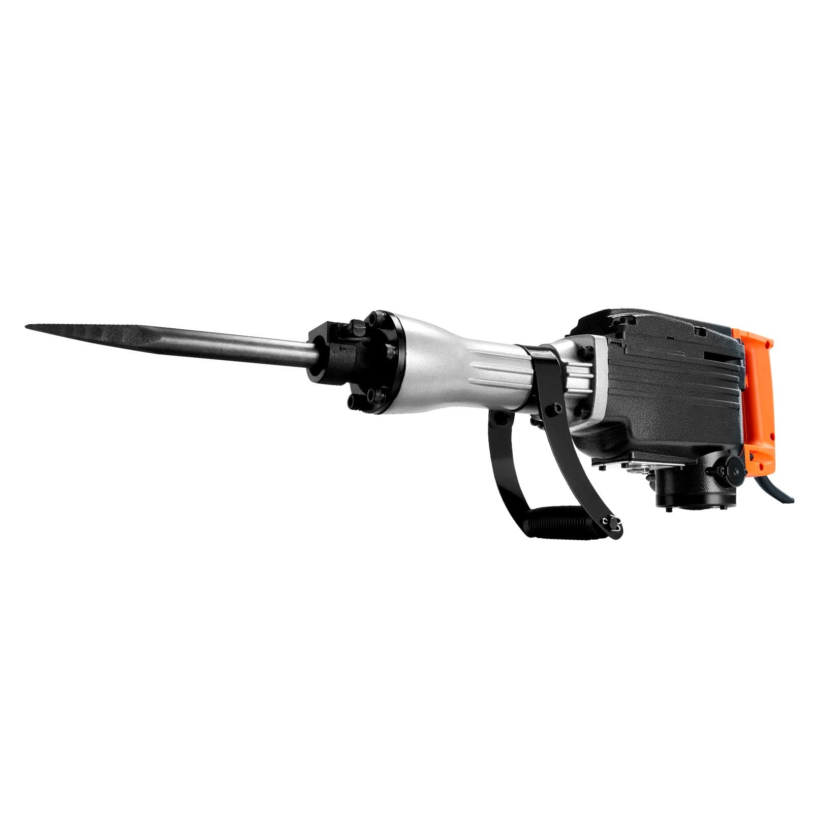 VEVOR Demolition Jack Hammer, 2200W Electric Jackhammer Heavy Duty, 1350 BPM Concrete Breaker 6pcs Chisels Bit Chipping with Case, Black