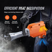 VEVOR Demolition Jack Hammer 2200W Jack Hammer Concrete Breaker 1400 BPM Heavy Duty Electric Jack Hammer 6pcs Chisels Bit w/Gloves & 360°C Swiveling Front Handle for Trenching and Breaking Holes