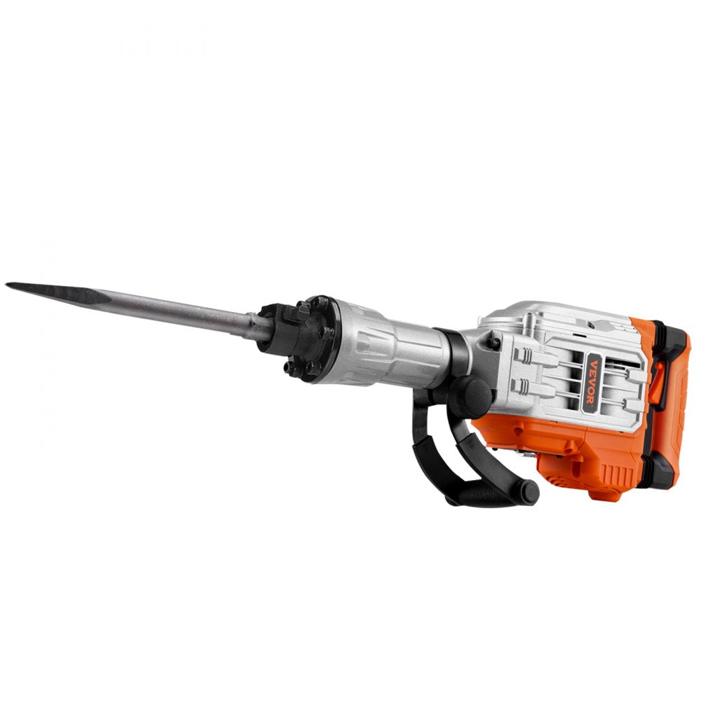 VEVOR Demolition Jack Hammer Concrete Breaker 3500W Electric Hammer 2 Chisel Bits