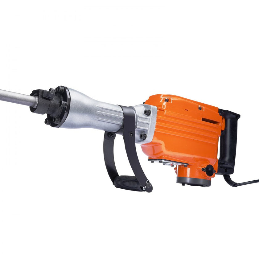 VEVOR Demolition Jack Hammer Concrete Breaker 2200W Electric Hammer 2 Chisel Bits