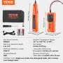 VEVOR Underground Cable Locator, 3 FT Max. Detection Depth, 12 to 600V (NVC) Wire Tracer Break Detector Finder, 6561 FT Max.Detection Length for Electrical Circuits Pipelines Dog Fence Buried Cables