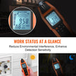 VEVOR Underground Cable Locator, 3 FT Max. Detection Depth, 12 to 600V (NVC) Wire Tracer Break Detector Finder, 6561 FT Max.Detection Length for Electrical Circuits Pipelines Dog Fence Buried Cables