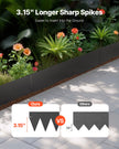 VEVOR Steel Landscape Edging 4 Packs 40 x 6 in Rust-Resistant Pathway Divider