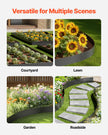 VEVOR Steel Landscape Edging 4 Packs 40 x 6 in Rust-Resistant Pathway Divider