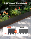 VEVOR Steel Landscape Edging 4 Packs 40 x 12in Rust-Resistant Pathway Divider