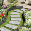 VEVOR Steel Landscape Edging 4 Packs 40 x 12in Rust-Resistant Pathway Divider