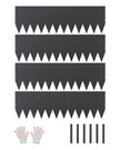 VEVOR Steel Landscape Edging 4 Packs 40 x 12in Rust-Resistant Pathway Divider
