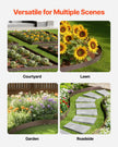 VEVOR Steel Landscape Edging 5 Packs 39 x 4in Rust-Resistant for Yard Brown