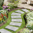 VEVOR Steel Landscape Edging 5 Packs 39 x 4in Rust-Resistant for Yard Brown