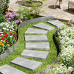 VEVOR Steel Landscape Edging 5 Packs 39 x 5in Rust-Resistant for Yard Dark Gray