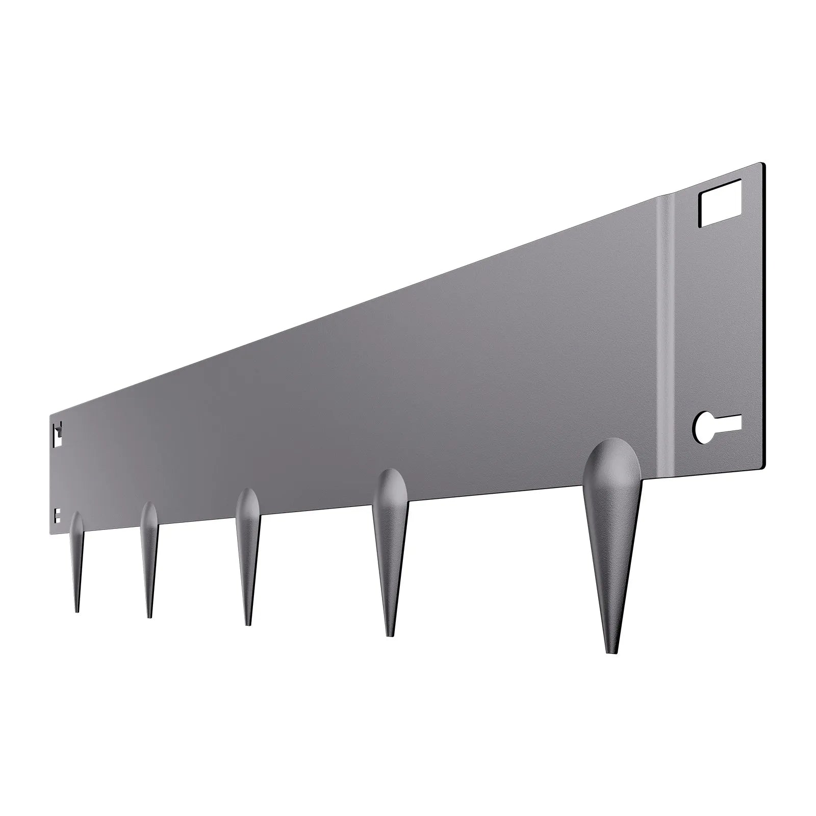 VEVOR Steel Landscape Edging 5 Packs 39 x 5in Rust-Resistant for Yard Dark Gray
