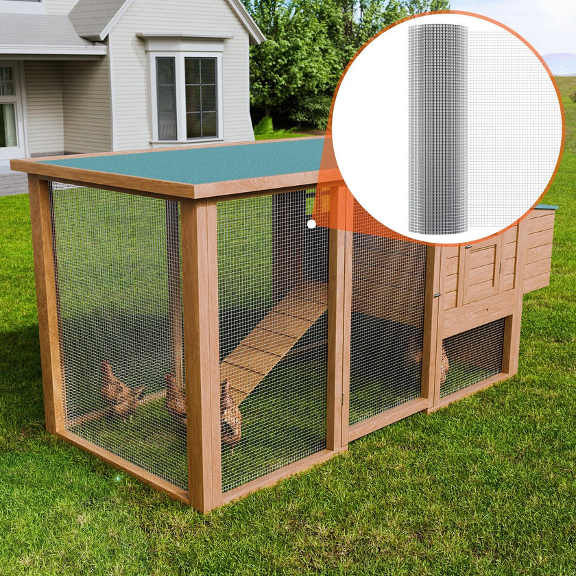 VEVOR Hardware Cloth, 1/2 inch 36in x 100 ft 19 Gauge, Hot Dipped Galvanized Wire Mesh Roll, Chicken Wire Fencing, Wire Mesh for Rabbit Cages, Garden, Small Rodents