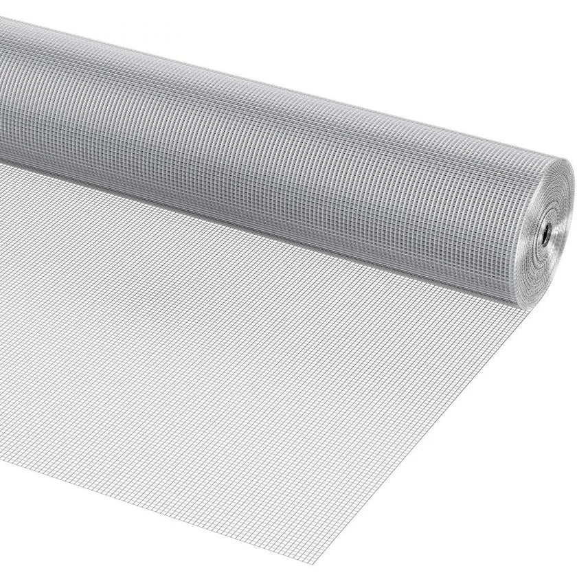 VEVOR Hardware Cloth, 1/4 inch 36in x 100 ft 23 Gauge, Hot Dipped Galvanized Wire Mesh Roll, Chicken Wire Fencing, Wire Mesh for Rabbit Cages, Garden, Small Rodents