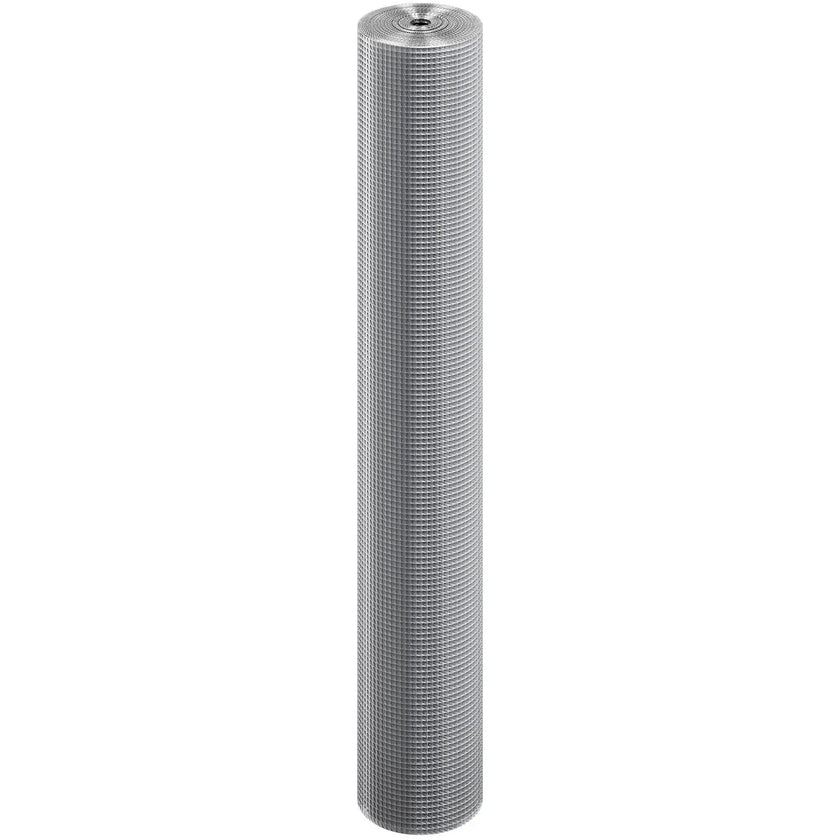 VEVOR Hardware Cloth, 1/4 inch 36in x 50 ft 23 Gauge, Hot Dipped Galvanized Wire Mesh Roll, Chicken Wire Fencing, Wire Mesh for Rabbit Cages, Garden, Small Rodents