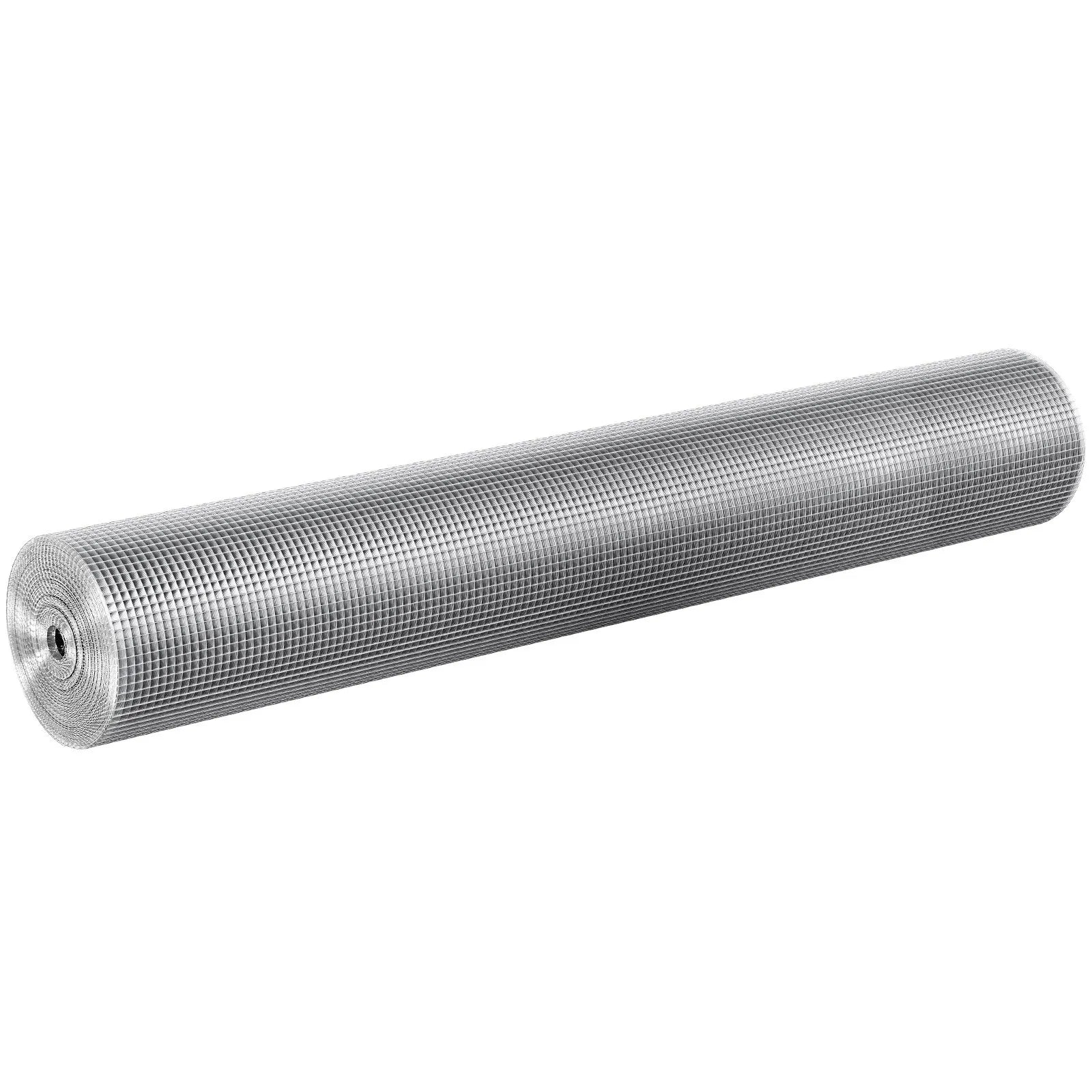 VEVOR Hardware Cloth, 1/4 inch 36in x 50 ft 23 Gauge, Hot Dipped Galvanized Wire Mesh Roll, Chicken Wire Fencing, Wire Mesh for Rabbit Cages, Garden, Small Rodents