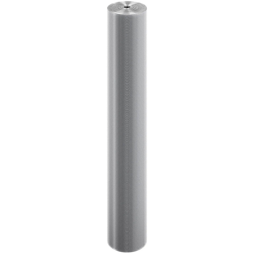 VEVOR Hardware Cloth, 1/4 inch 48in x 100 ft 23 Gauge, Hot Dipped Galvanized Wire Mesh Roll, Chicken Wire Fencing, Wire Mesh for Rabbit Cages, Garden, Small Rodents