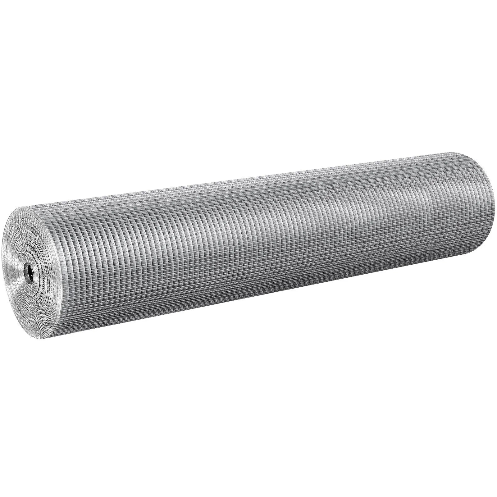 VEVOR Hardware Cloth, 1/4 inch 48in x 100 ft 23 Gauge, Hot Dipped Galvanized Wire Mesh Roll, Chicken Wire Fencing, Wire Mesh for Rabbit Cages, Garden, Small Rodents