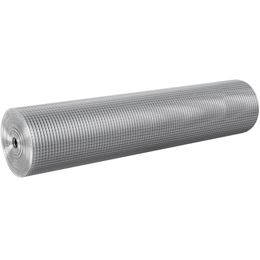 VEVOR Hardware Cloth, 1/4 inch 48in x 100 ft 23 Gauge, Hot Dipped Galvanized Wire Mesh Roll, Chicken Wire Fencing, Wire Mesh for Rabbit Cages, Garden, Small Rodents