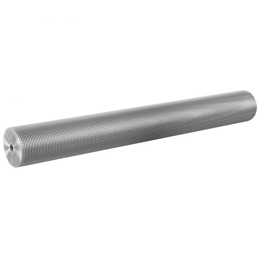 VEVOR Hardware Cloth, 1/4 inch 48in x 50 ft 23 Gauge, Hot Dipped Galvanized Wire Mesh Roll, Chicken Wire Fencing, Wire Mesh for Rabbit Cages, Garden, Small Rodents