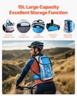 VEVOR Hydration Pack Backpack 3L TPU Water Bladder biking Hiking Running Camping