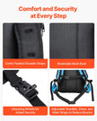 VEVOR Hydration Pack Backpack 3L TPU Water Bladder biking Hiking Running Camping