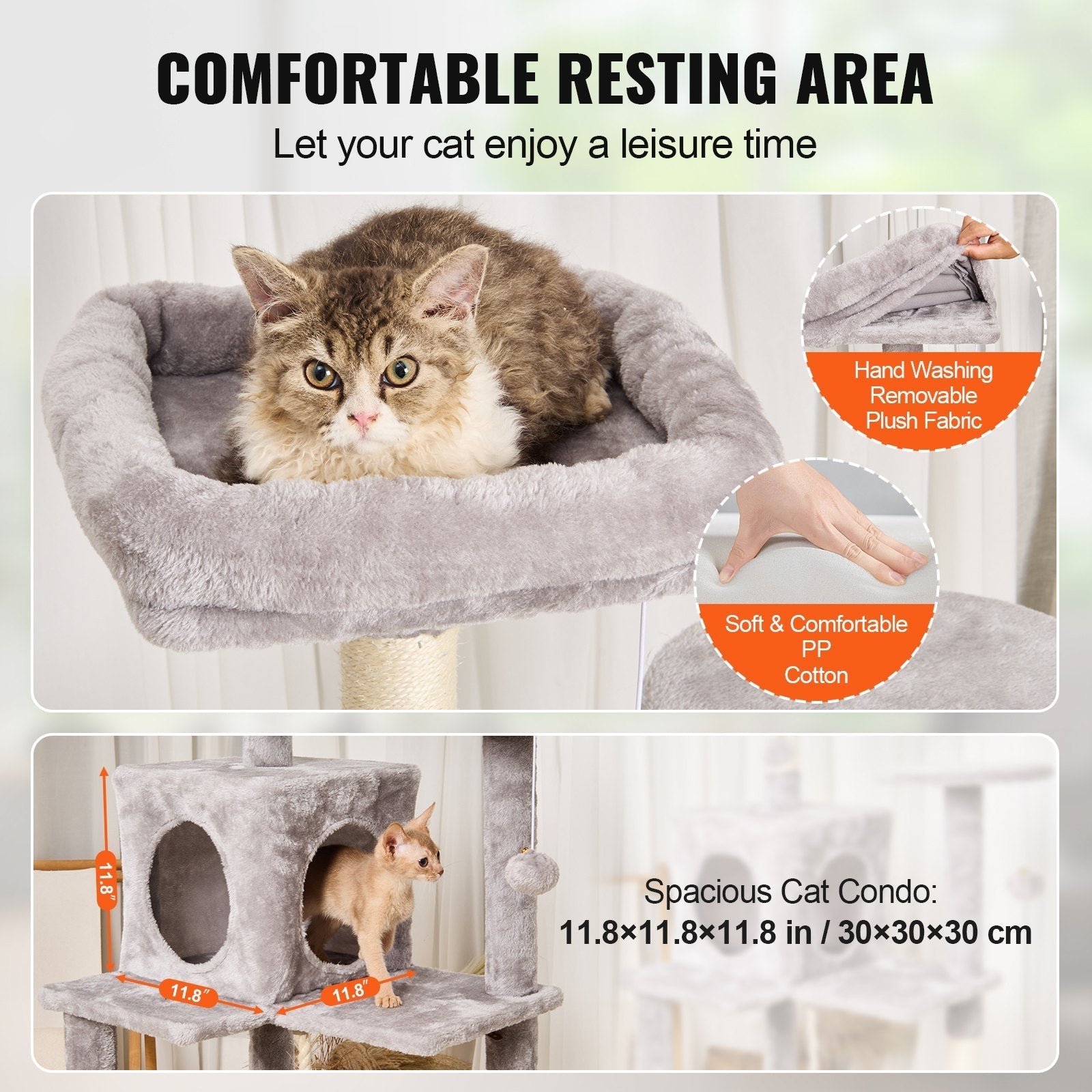 VEVOR Cat Tree 56.2